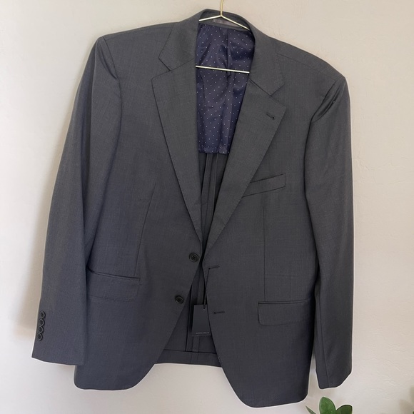 ALTON LANE Tailored Fit Wool Blend Suit Jacket/Sports Blazer Size 44R
